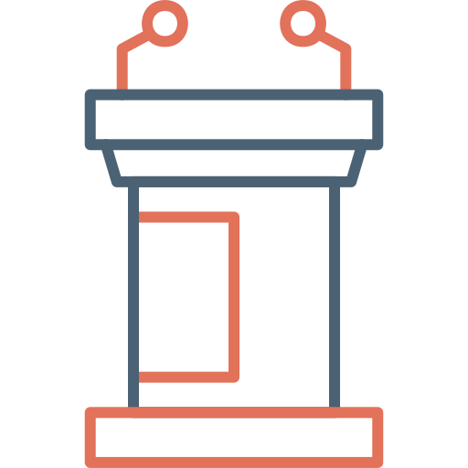 podium Generic Outline Color ikona