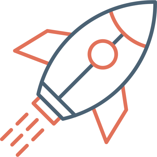 Rocket launch Generic Outline Color icon