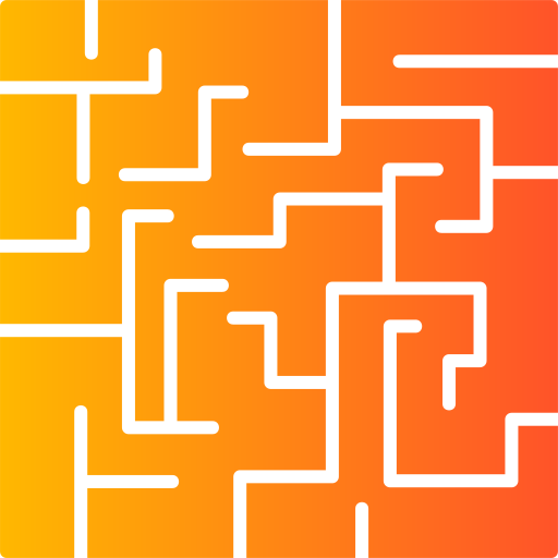 Maze Generic Flat Gradient icon