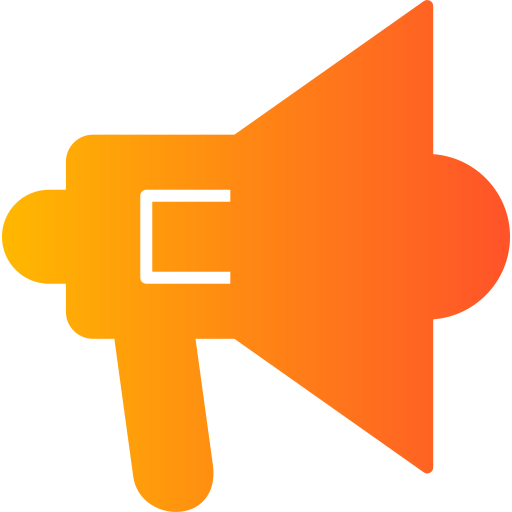 메가폰 Generic Flat Gradient icon
