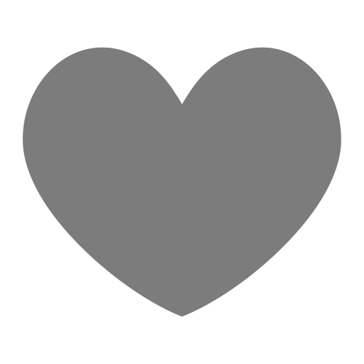 corazón Generic Grey icono