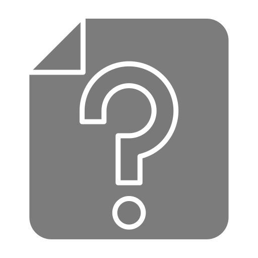 preguntas más frecuentes Generic Grey icono