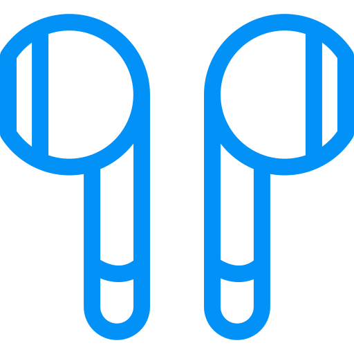 Earbuds Generic Simple Colors icon
