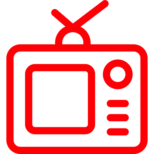 stary telewizor Generic Simple Colors ikona