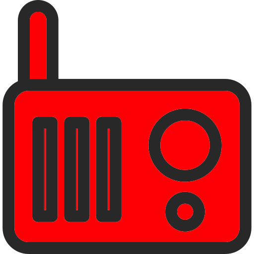 radio Generic Outline Color icoon