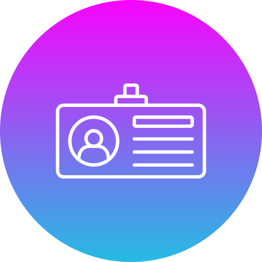 Id card Generic Flat Gradient icon