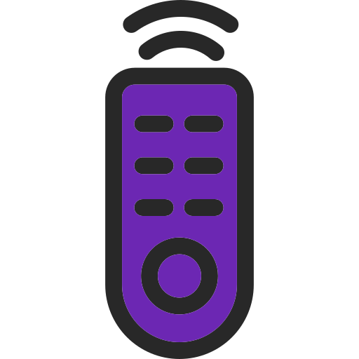 Remote control Generic Outline Color icon