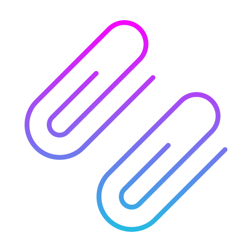 Paper clip Generic Gradient icon