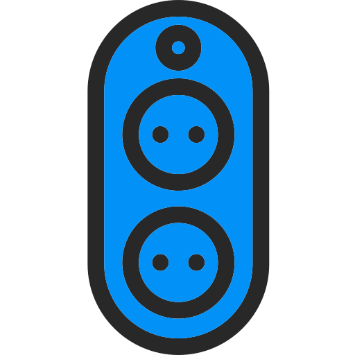 Wall socket Generic Outline Color icon