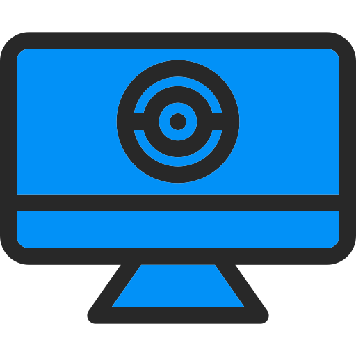 웹캠 Generic Outline Color icon