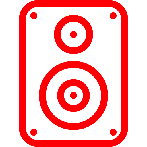 głośnik Generic Simple Colors ikona