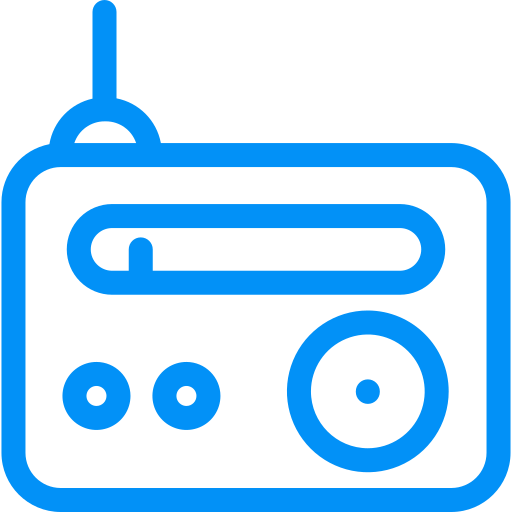 radio Generic Simple Colors icon