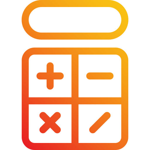 taschenrechner Generic Gradient icon