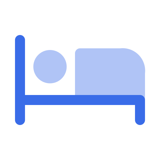 침대 Generic Blue icon