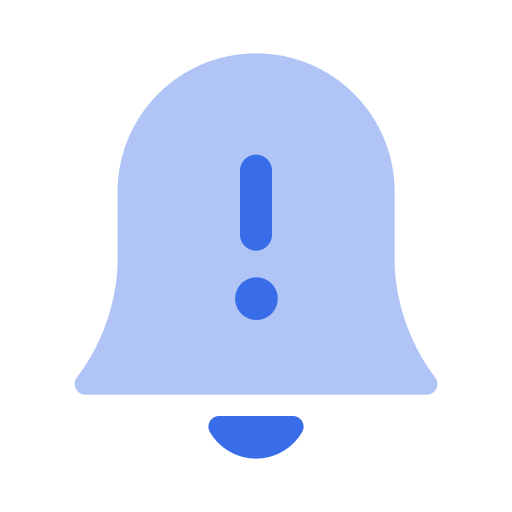 bell-escuela Generic Blue icono