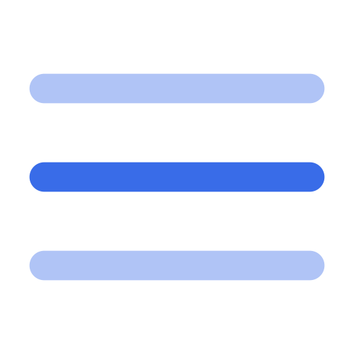 メニュー Generic Blue icon
