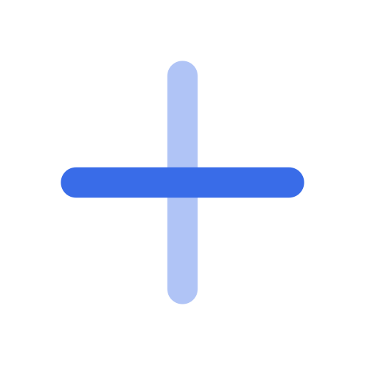 プラス Generic Blue icon