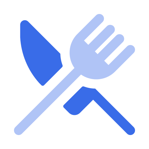 레스토랑 Generic Blue icon