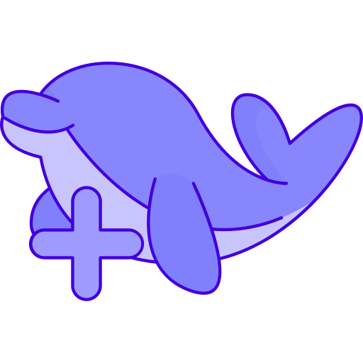delfín Generic Thin Outline Color icono