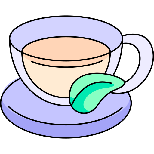 Herbal tea Generic Thin Outline Color icon