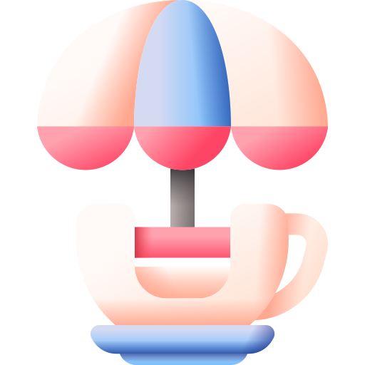 Teacup 3D Color icon