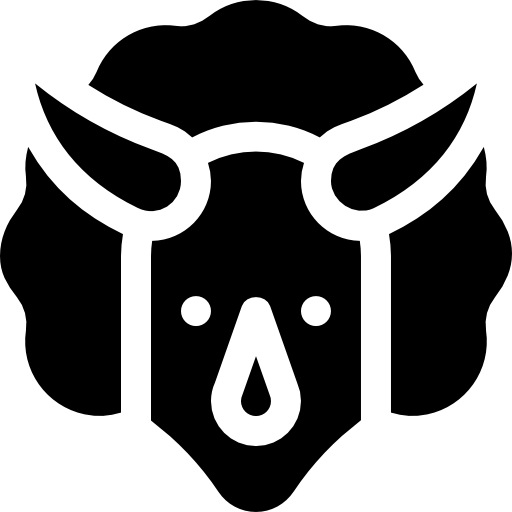 트리케라톱스 Basic Rounded Filled icon