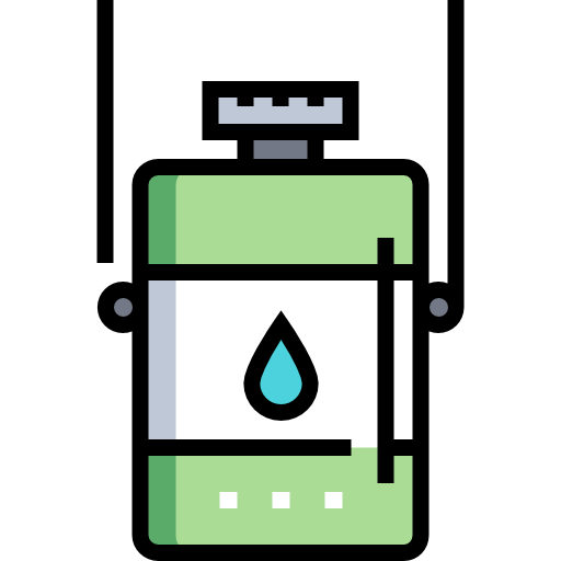 botella de agua Detailed Straight Lineal color icono