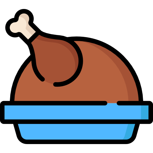 Roast chicken Special Lineal color icon