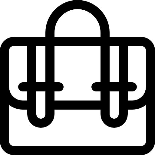 valigetta Basic Rounded Lineal icona