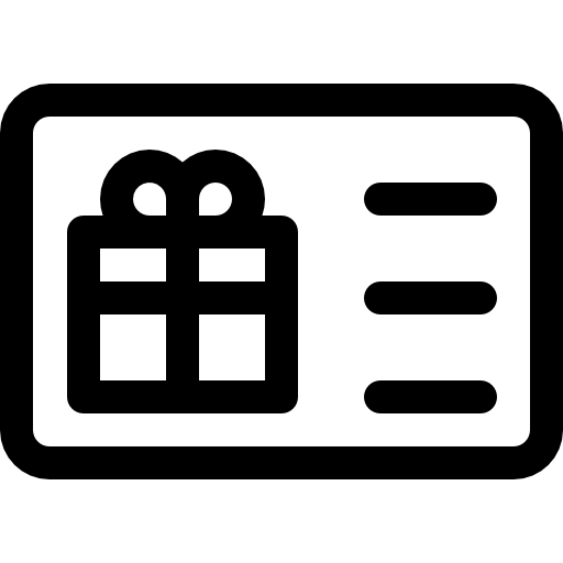 ギフトカード Basic Rounded Lineal icon
