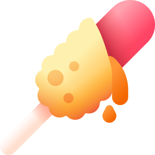corndog 3D Color icon