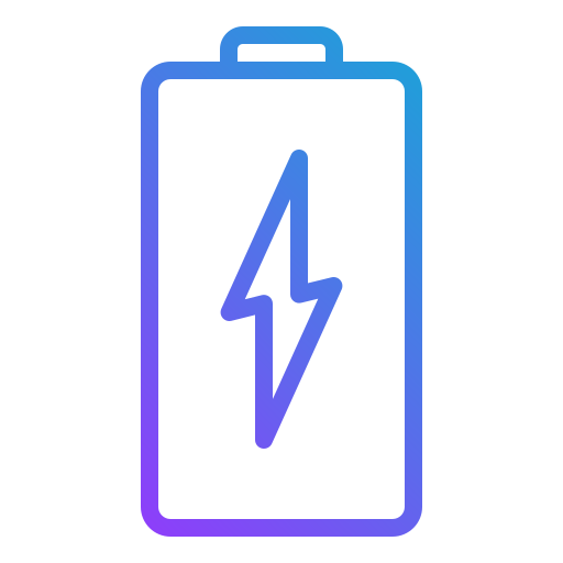 batterij opladen Generic Gradient icoon