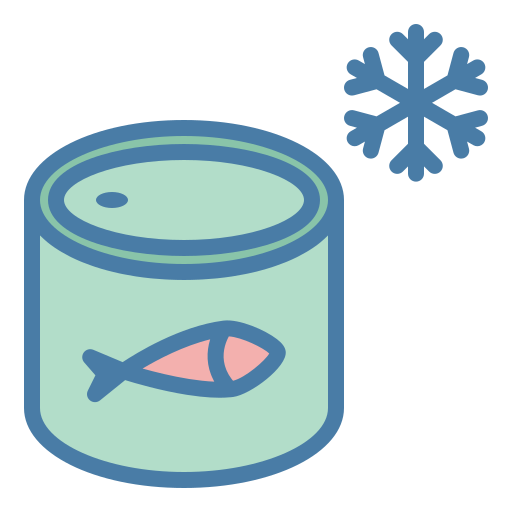 Frozen food Generic Outline Color icon