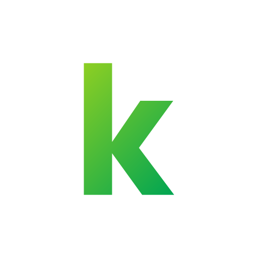 Letter k Generic Gradient icon