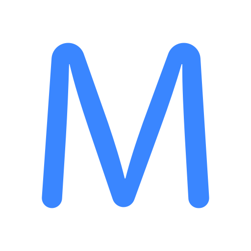 litera m Generic Flat ikona