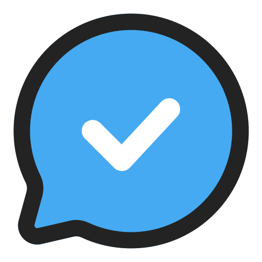 Check mark Generic Outline Color icon