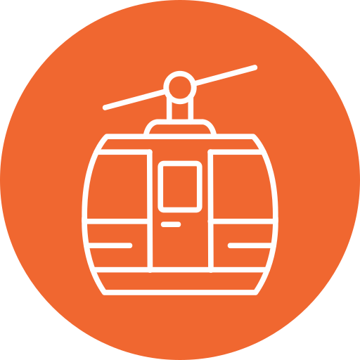 Cable car cabin Generic Flat icon