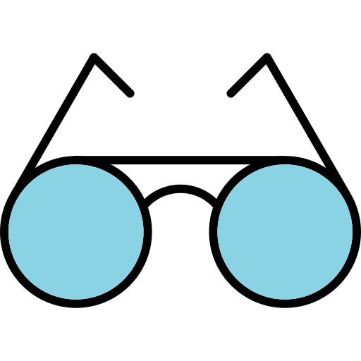 gafas de sol Generic Outline Color icono