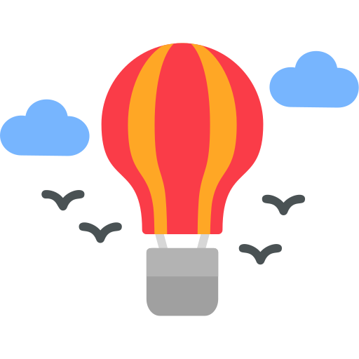 Hot air balloon Generic Flat icon