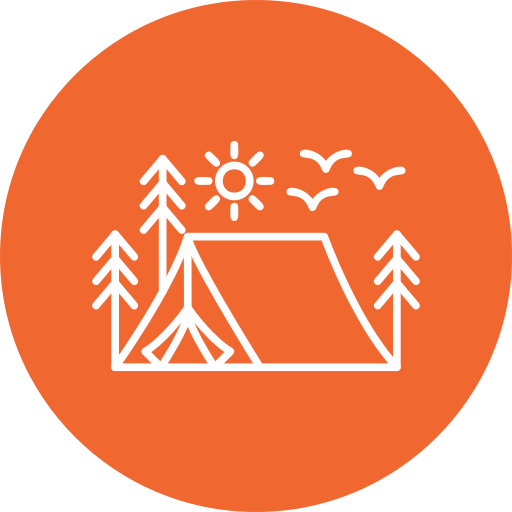 camping zelt Generic Flat icon