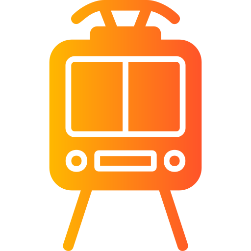 Tram Generic Flat Gradient icon