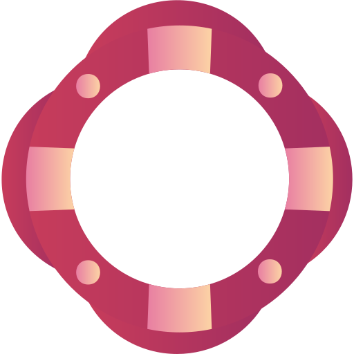 Спасательный круг Generic Flat Gradient иконка