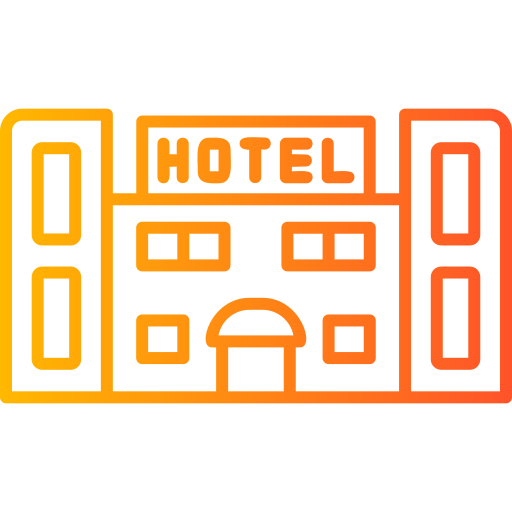 hotel Generic Gradient icon