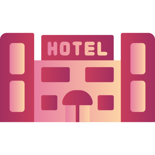 hotel Generic Flat Gradient icon