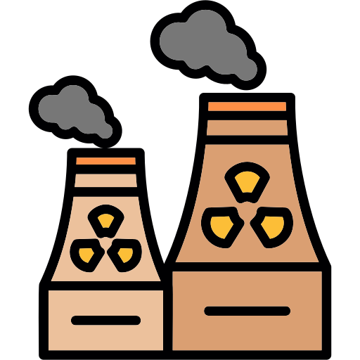 Nuclear Generic Outline Color icon