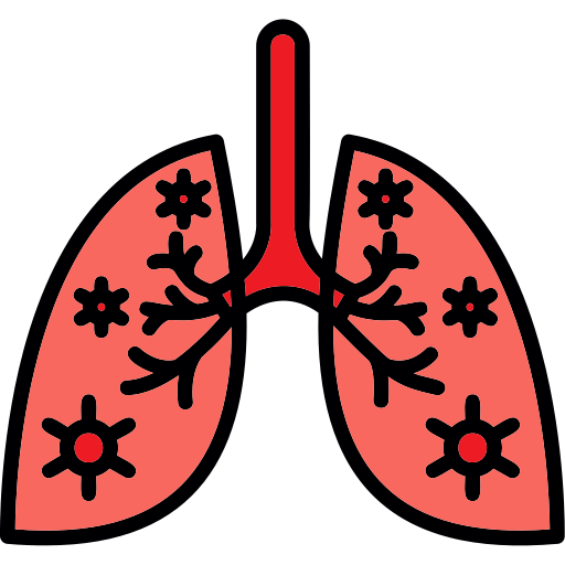 poumons infectés Generic Outline Color Icône