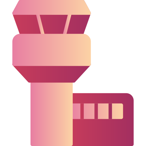 Control tower Generic Flat Gradient icon
