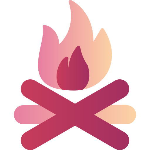 たき火 Generic Flat Gradient icon