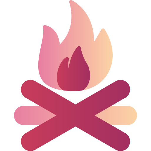 Bonfire Generic Flat Gradient icon