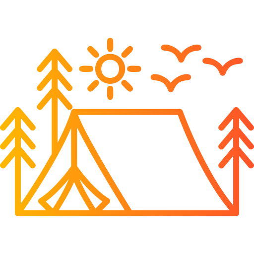 tenda da campeggio Generic Gradient icona